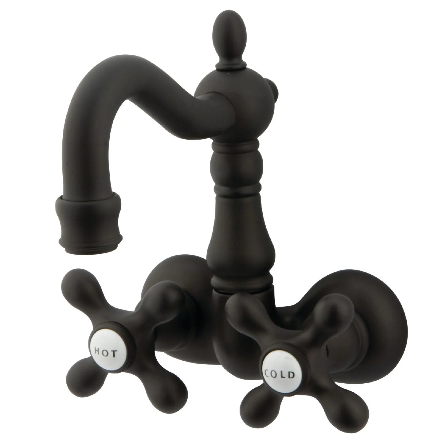 Kingston - Tub Faucets - Vintage CC1077T Two-Handle 2-Hole Tub Wall Mount Clawfoot Tub Faucet
