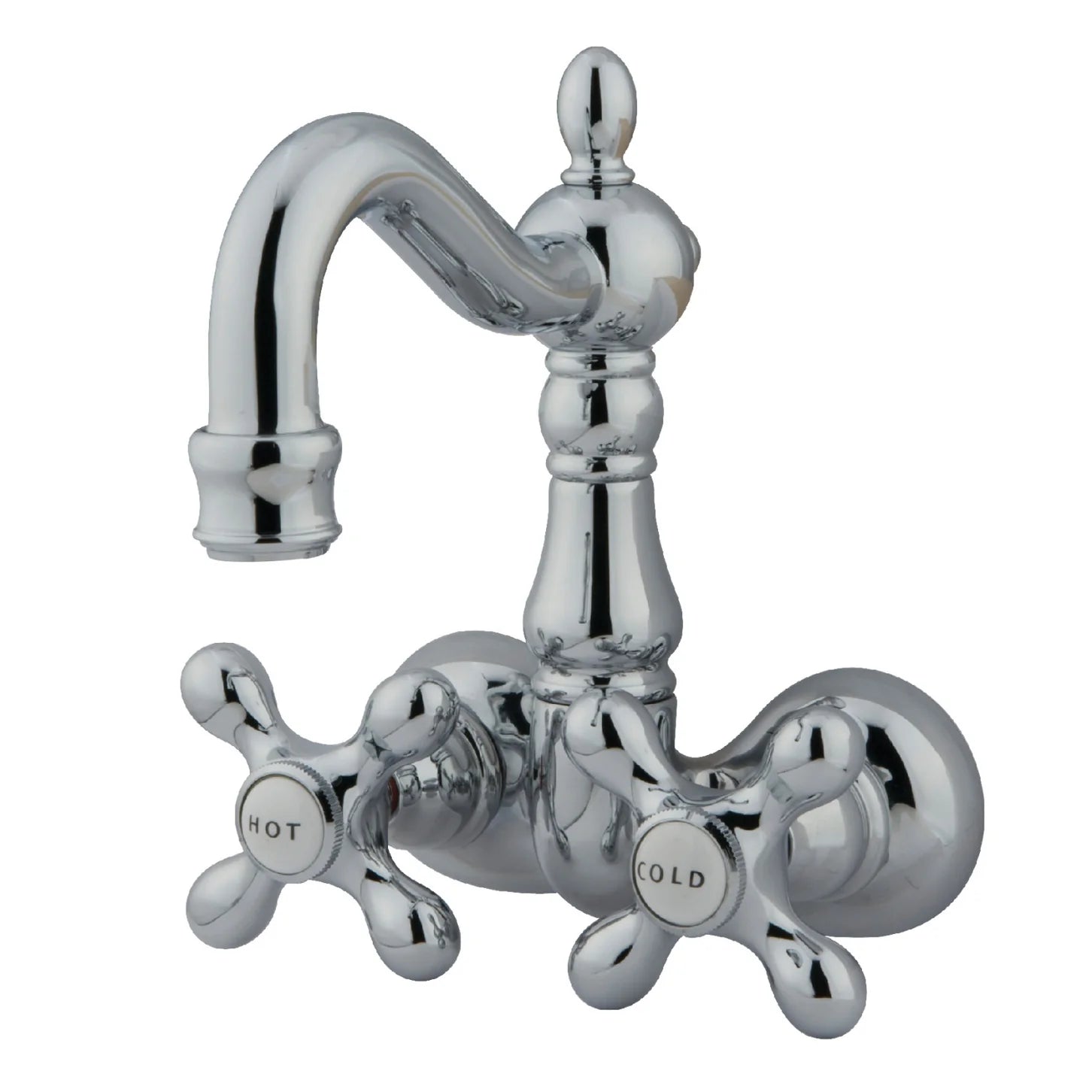 Kingston - Tub Faucets - Vintage CC1077T Two-Handle 2-Hole Tub Wall Mount Clawfoot Tub Faucet