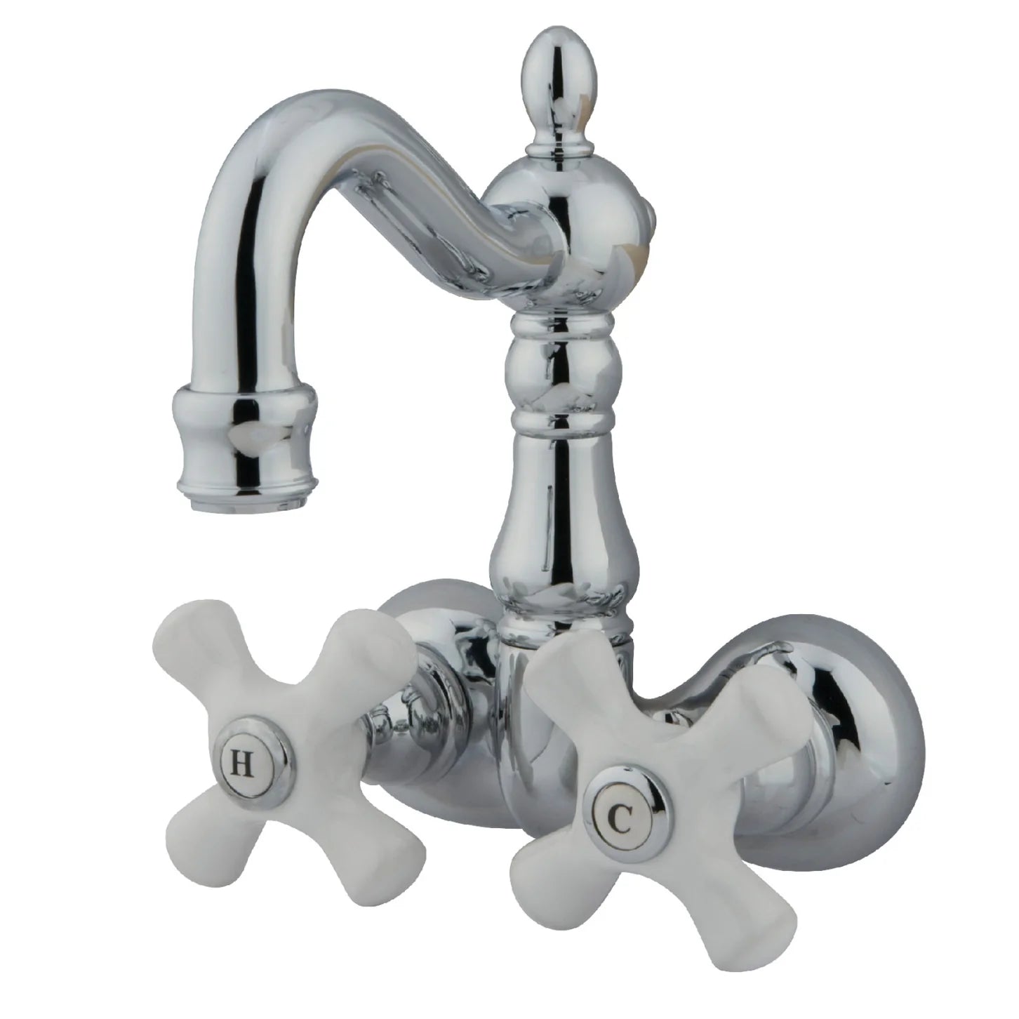 Kingston - Tub Faucets - Vintage CC1079T Two-Handle 2-Hole Tub Wall Mount Clawfoot Tub Faucet
