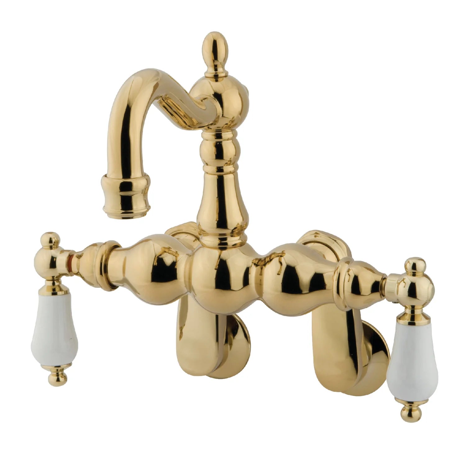 Kingston - Tub Faucets - Vintage CC1083T Two-Handle 2-Hole Tub Wall Mount Clawfoot Tub Faucet