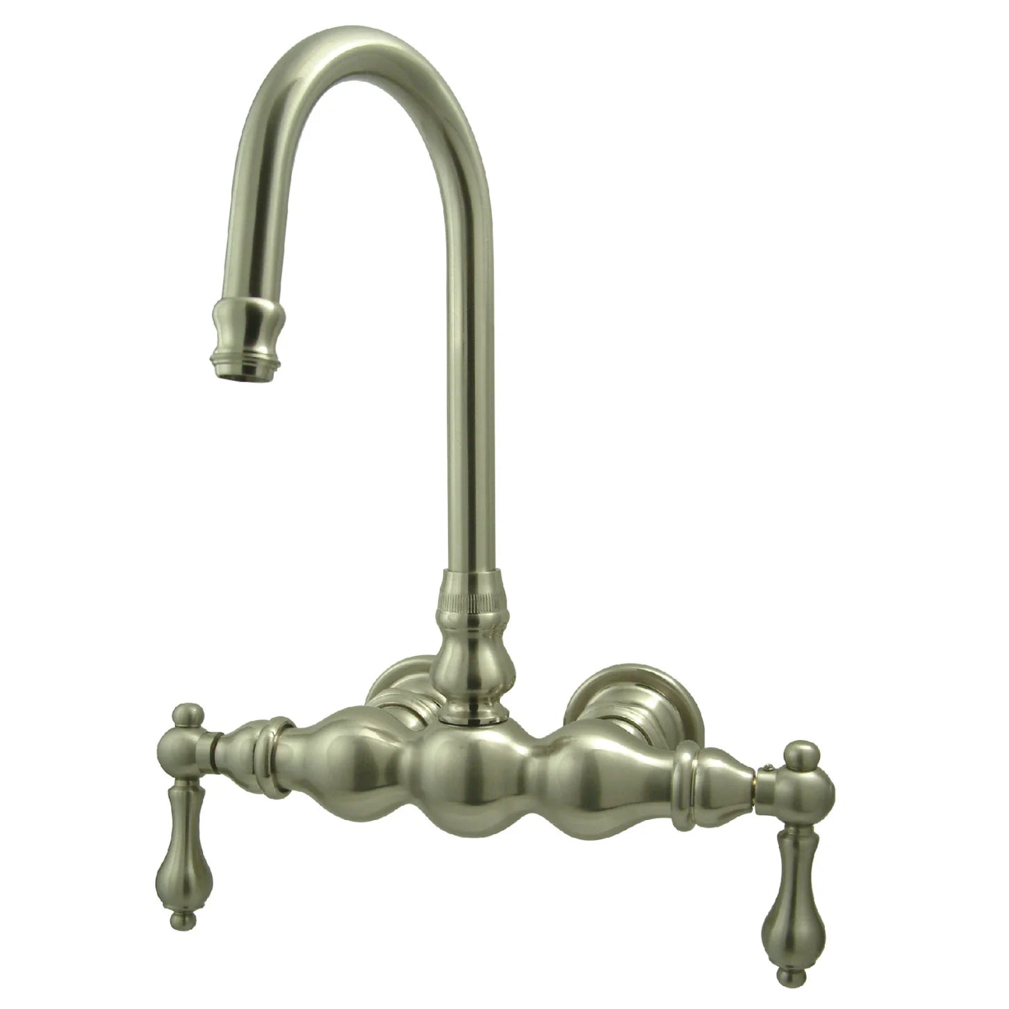 Kingston - Tub Faucets - Vintage CC1T Two-Handle 2-Hole Tub Wall Mount Clawfoot Tub Faucet