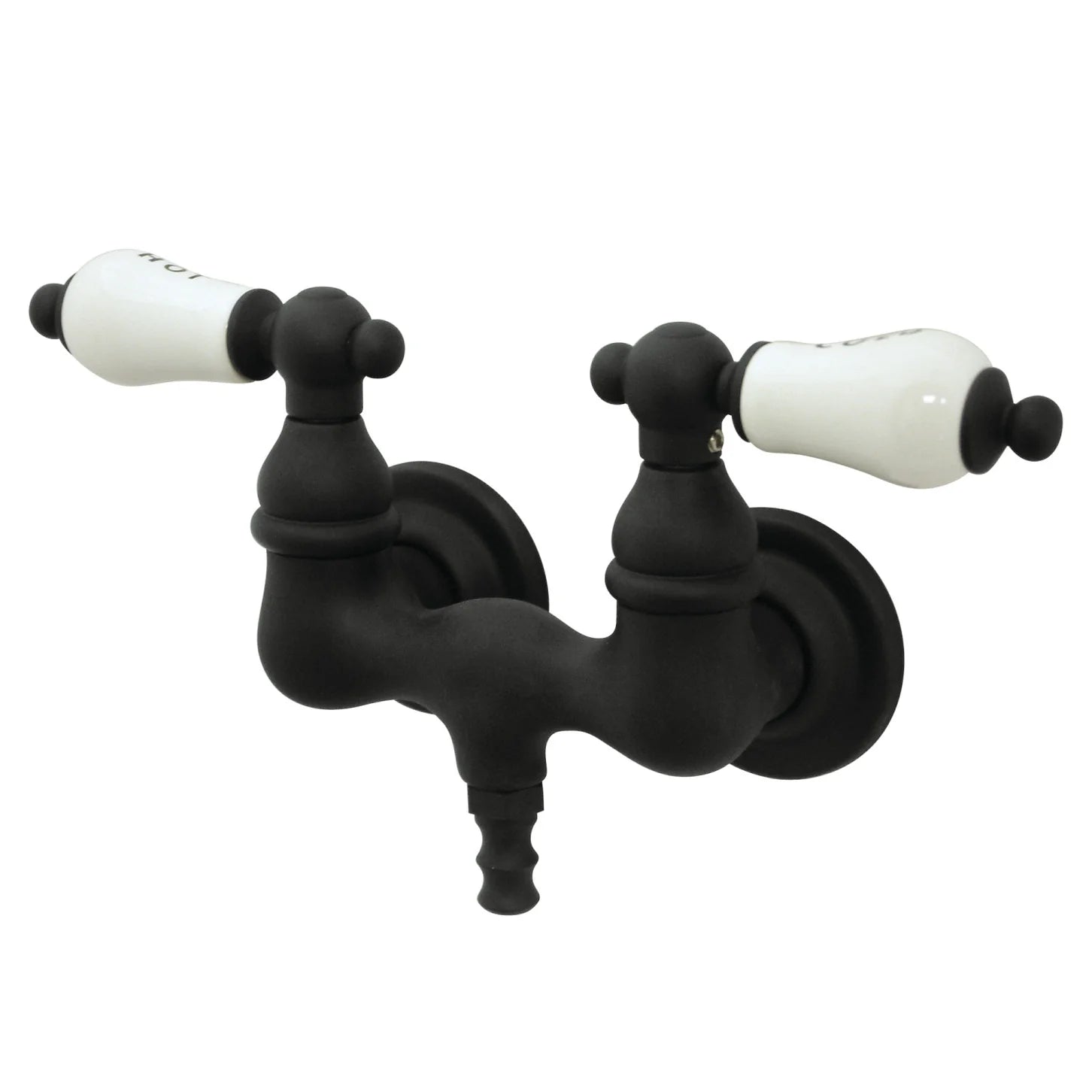 Kingston - Tub Faucets - Vintage CC33T Two-Handle 2-Hole Tub Wall Mount Clawfoot Tub Faucet