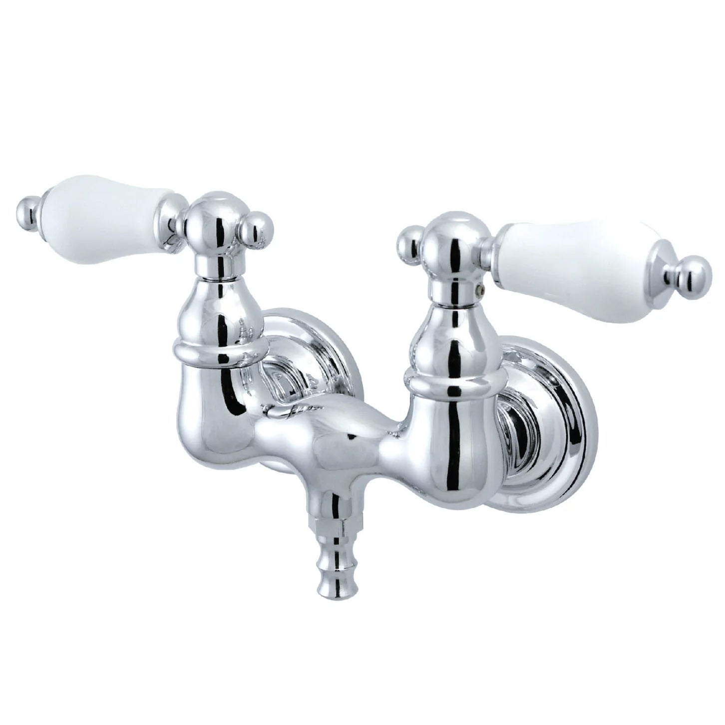 Kingston - Tub Faucets - Vintage CC35T Two-Handle 2-Hole Tub Wall Mount Clawfoot Tub Faucet