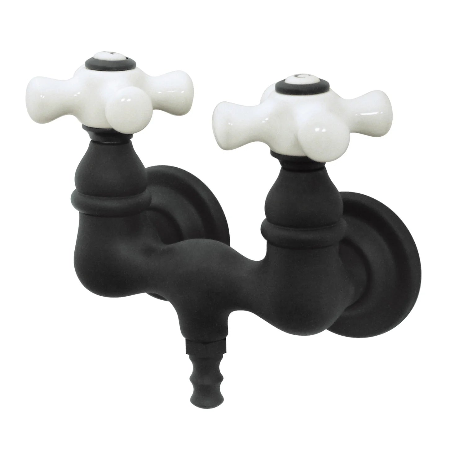 Kingston - Tub Faucets - Vintage CC39T Two-Handle 2-Hole Tub Wall Mount Clawfoot Tub Faucet