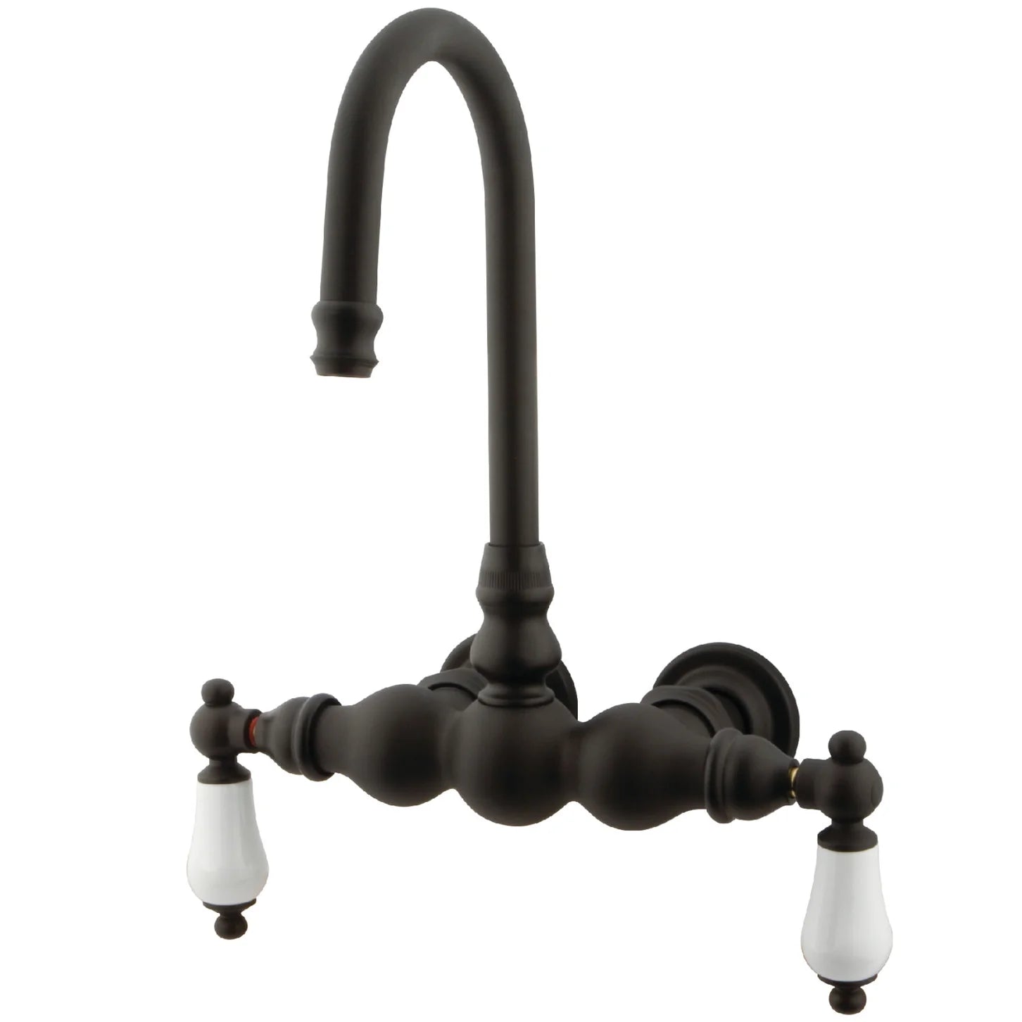 Kingston - Tub Faucets - Vintage CC5T Two-Handle 2-Hole Tub Wall Mount Clawfoot Tub Faucet