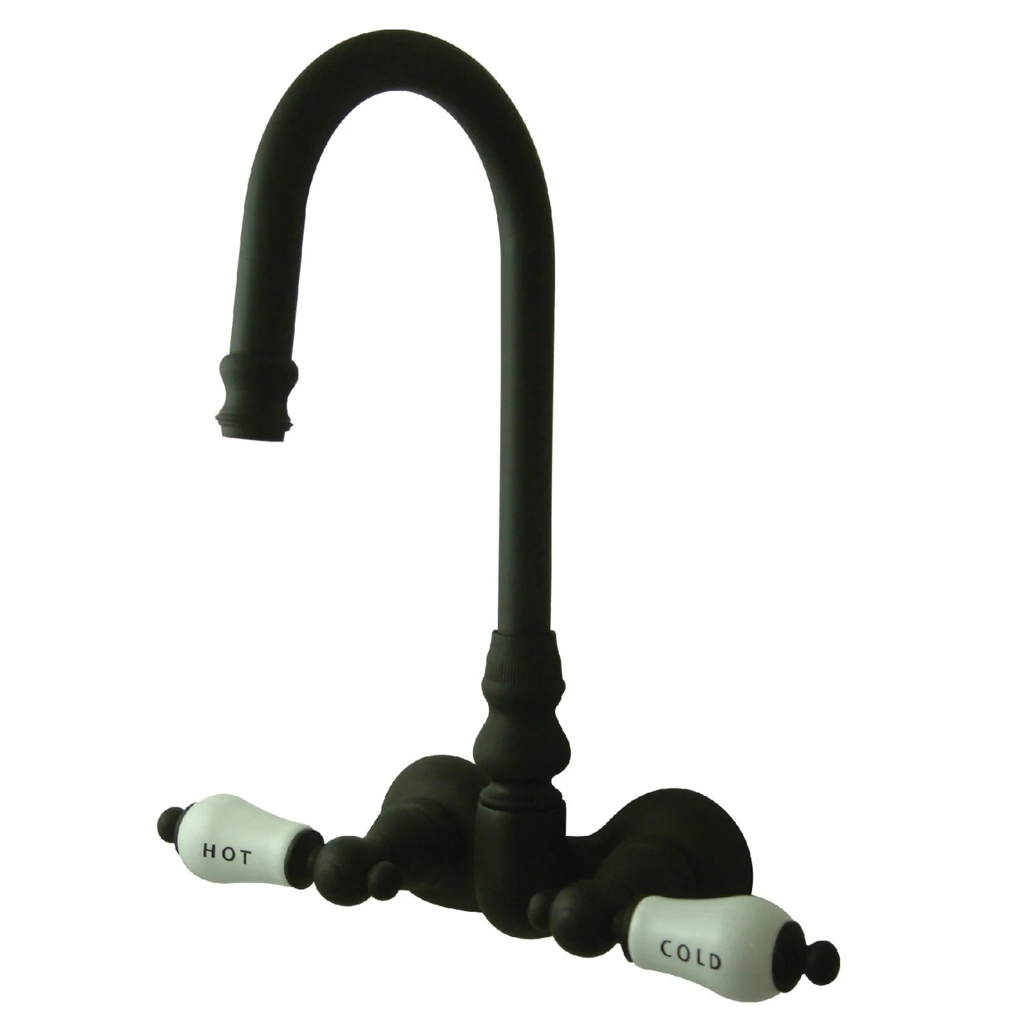 Kingston - Tub Faucets - Vintage CC74T Two-Handle 2-Hole Tub Wall Mount Clawfoot Tub Faucet