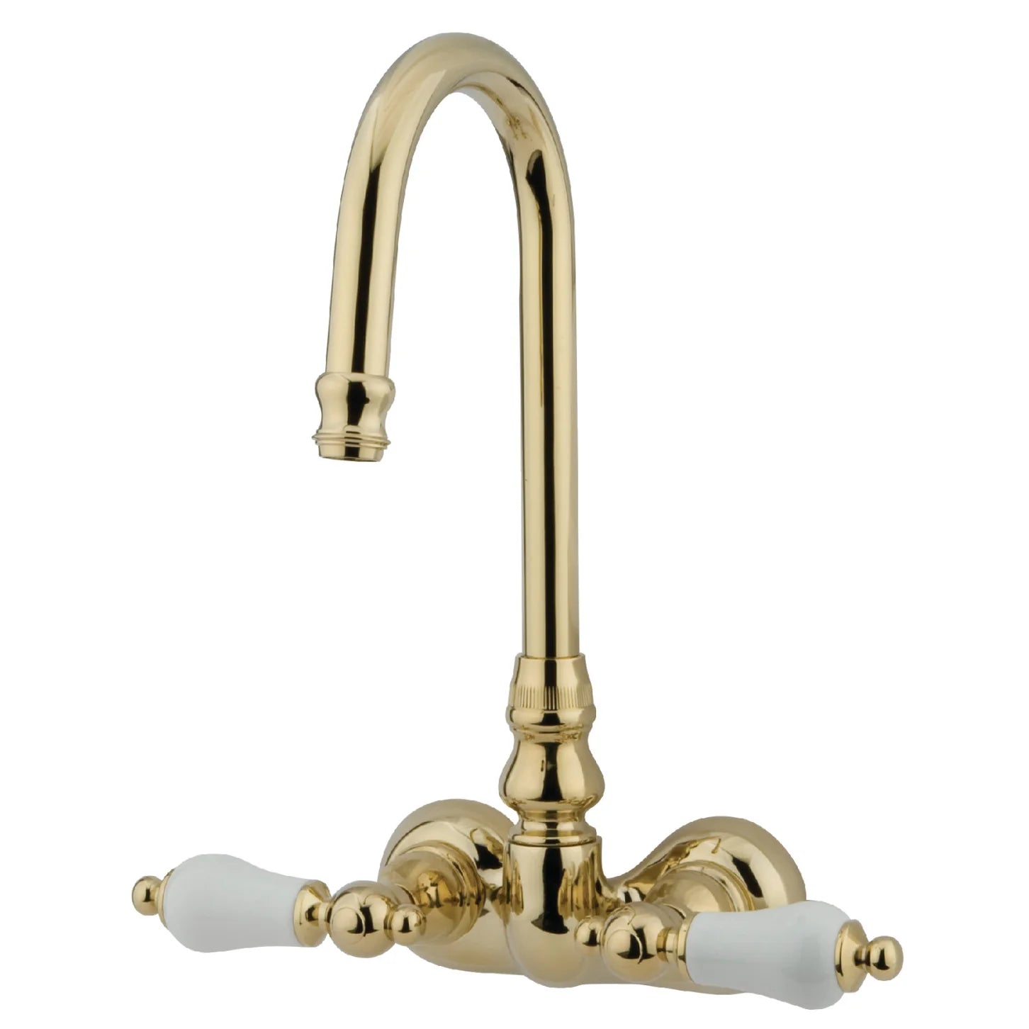 Kingston - Tub Faucets - Vintage CC75T Two-Handle 2-Hole Tub Wall Mount Clawfoot Tub Faucet