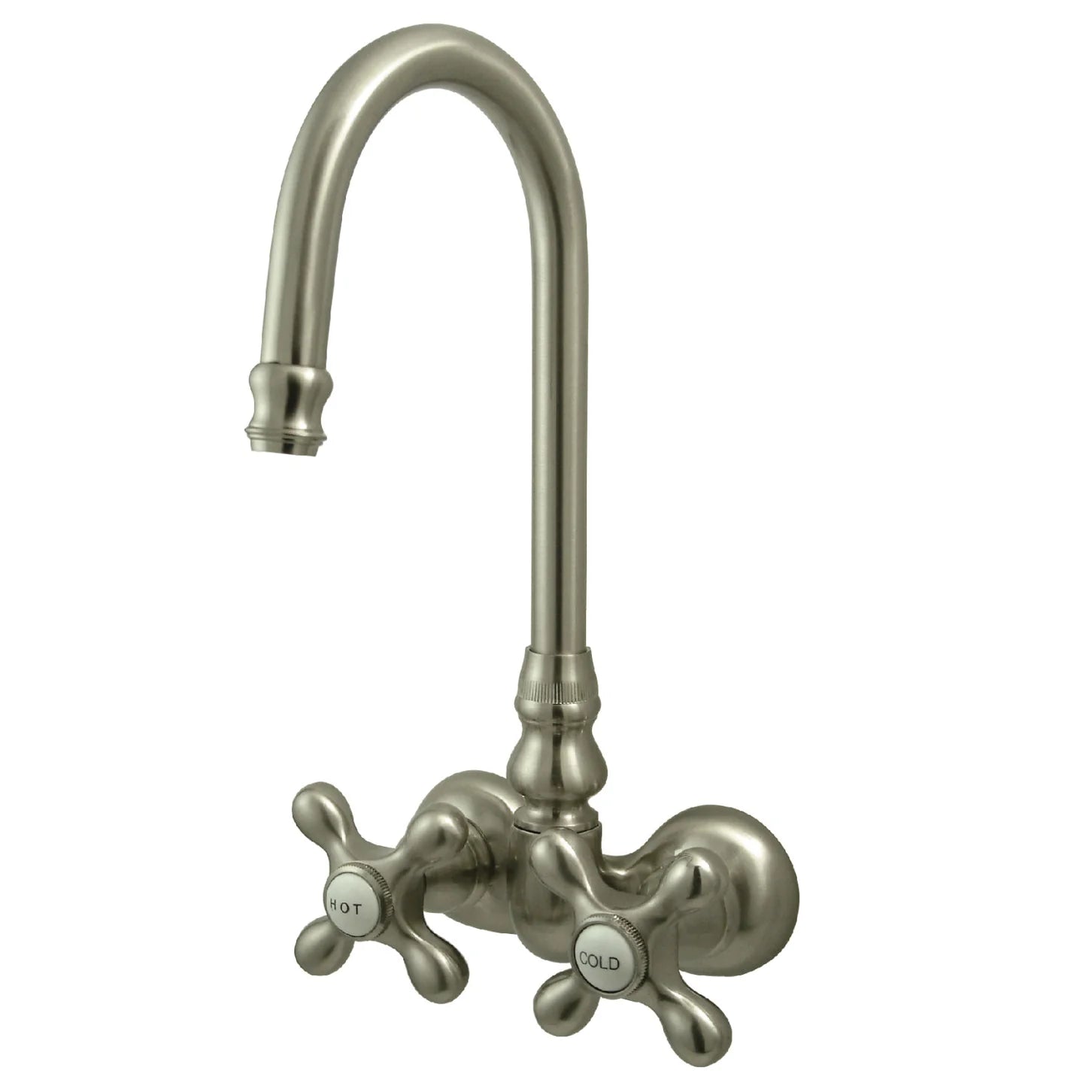 Kingston - Tub Faucets - Vintage CC77T Two-Handle 2-Hole Tub Wall Mount Clawfoot Tub Faucet
