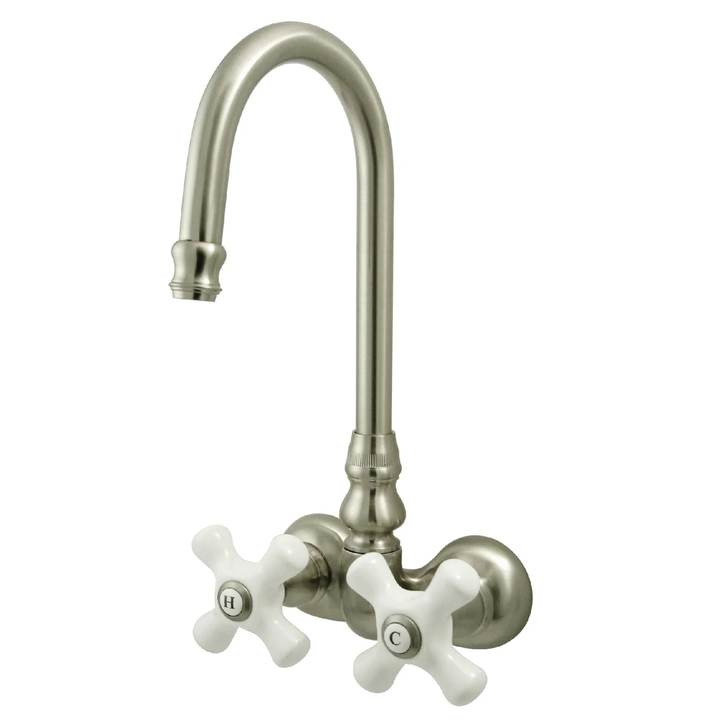 Kingston - Tub Faucets - Vintage CC79T Two-Handle 2-Hole Tub Wall Mount Clawfoot Tub Faucet