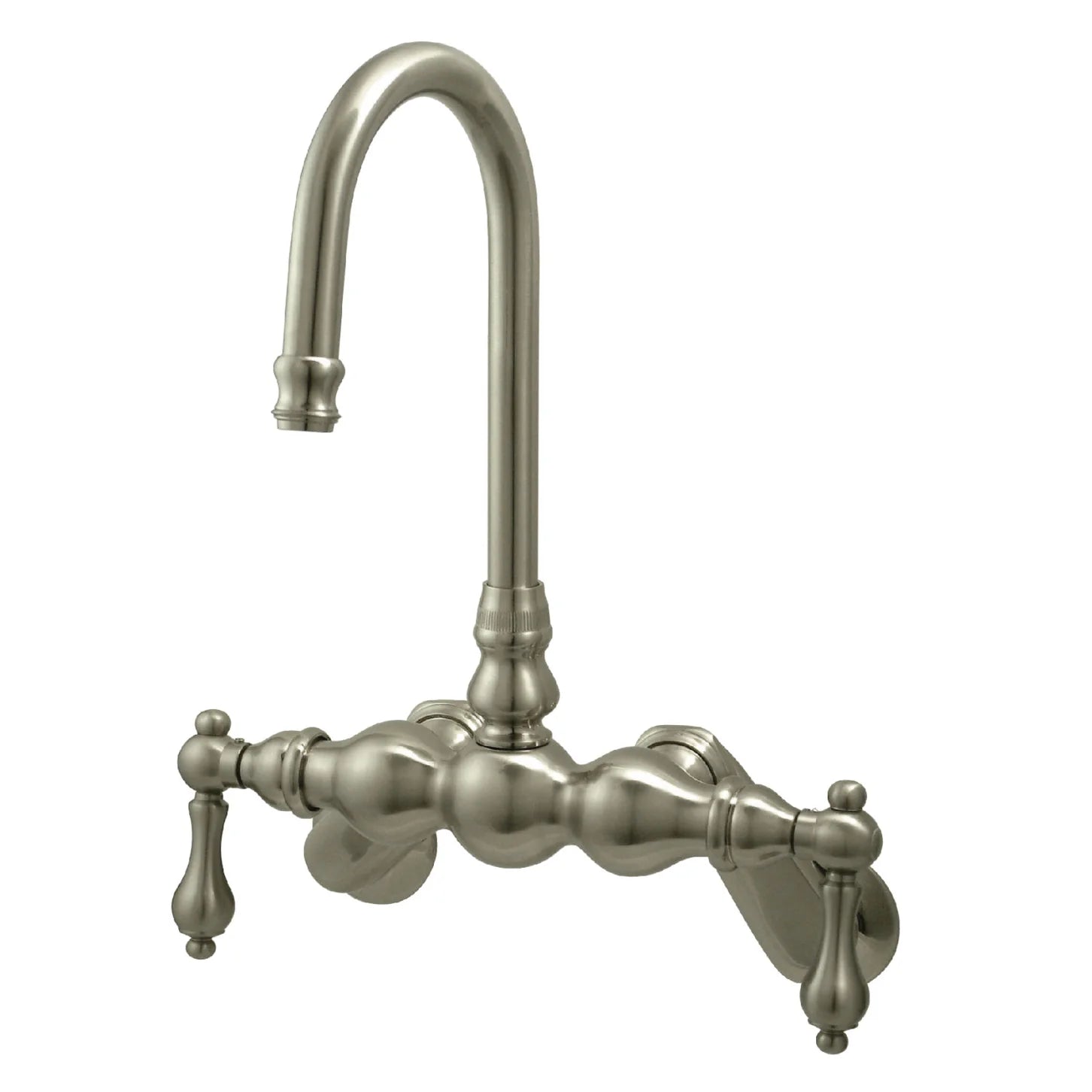 Kingston - Tub Faucets - Vintage CC81T Two-Handle 2-Hole Tub Wall Mount Clawfoot Tub Faucet