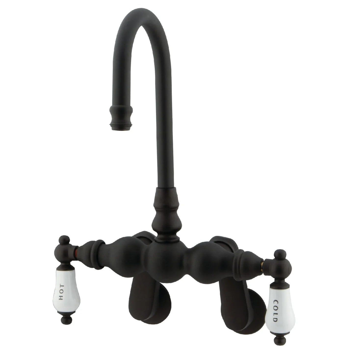 Kingston - Tub Faucets - Vintage CC85T Two-Handle 2-Hole Tub Wall Mount Clawfoot Tub Faucet