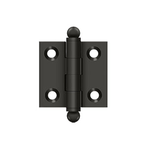 Deltana - Solid Brass Hinges - 1-1/2" x 1-1/2" Cabinet Hinge (Pairs)