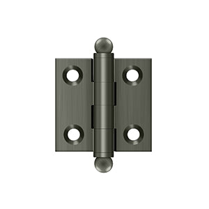 Deltana - Solid Brass Hinges - 1-1/2" x 1-1/2" Cabinet Hinge (Pairs)