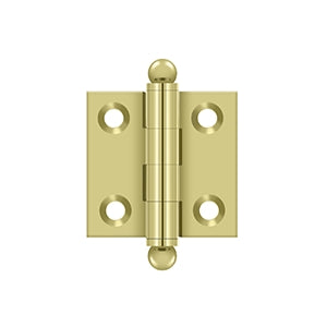 Deltana - Solid Brass Hinges - 1-1/2" x 1-1/2" Cabinet Hinge (Pairs)