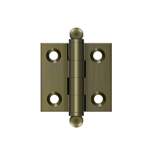 Deltana - Solid Brass Hinges - 1-1/2" x 1-1/2" Cabinet Hinge (Pairs)