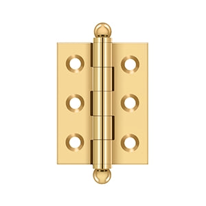 Deltana - Solid Brass Hinges - 2" x 1-1/2" Cabinet Hinge (Pairs)