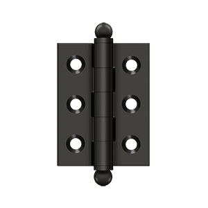 Deltana - Solid Brass Hinges - 2" x 1-1/2" Cabinet Hinge (Pairs)