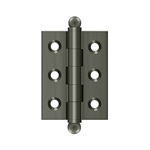 Deltana - Solid Brass Hinges - 2" x 1-1/2" Cabinet Hinge (Pairs)