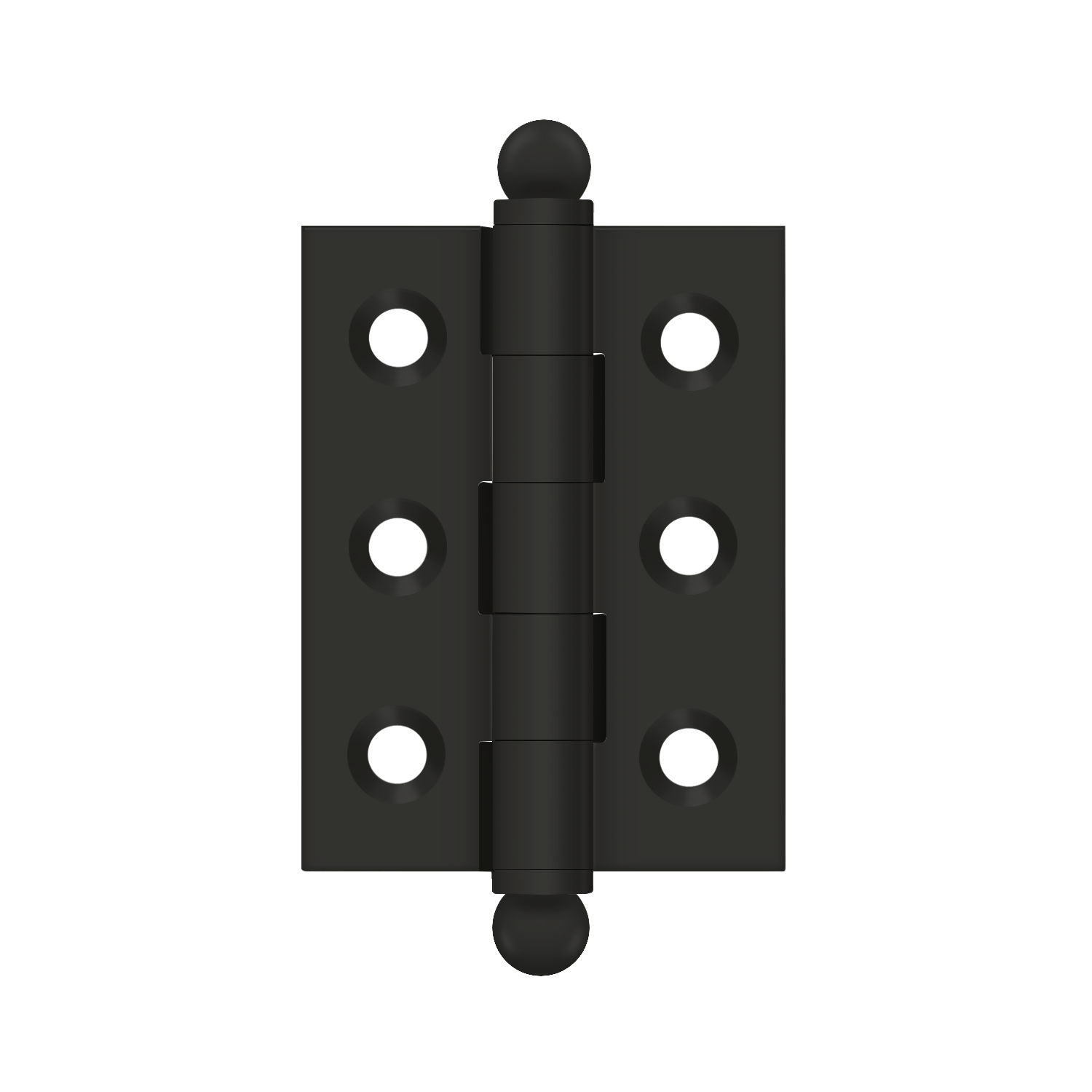 Deltana - Solid Brass Hinges - 2" x 1-1/2" Cabinet Hinge (Pairs)