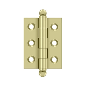 Deltana - Solid Brass Hinges - 2" x 1-1/2" Cabinet Hinge (Pairs)