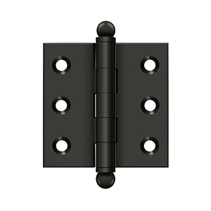 Deltana - Solid Brass Hinges - 2" x 2" Cabinet Hinge (Pairs)