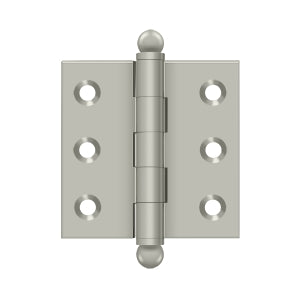 Deltana - Solid Brass Hinges - 2" x 2" Cabinet Hinge (Pairs)