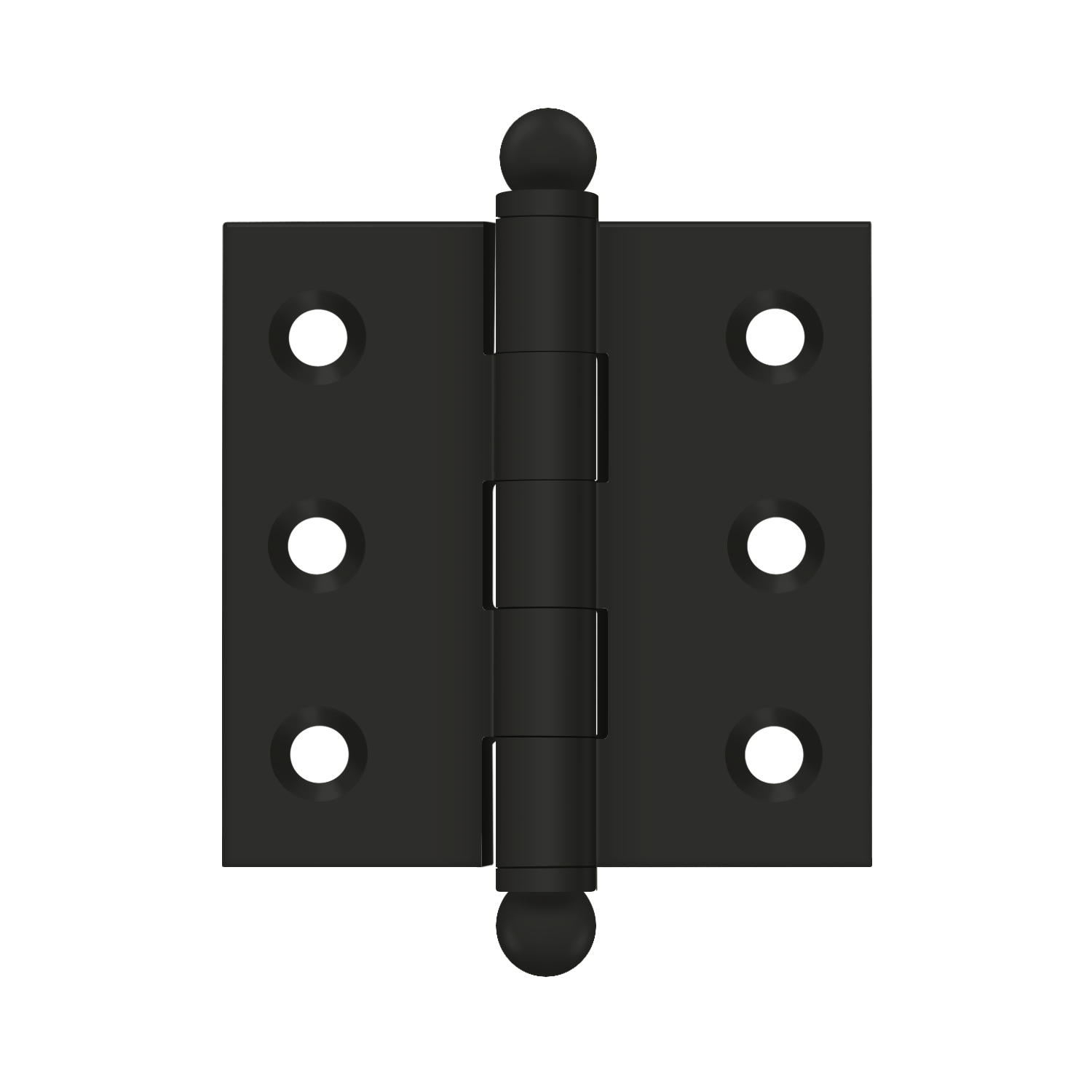 Deltana - Solid Brass Hinges - 2" x 2" Cabinet Hinge (Pairs)