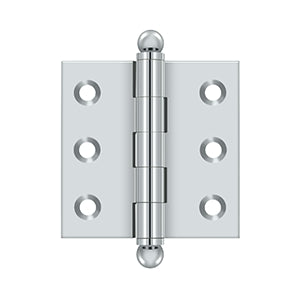 Deltana - Solid Brass Hinges - 2" x 2" Cabinet Hinge (Pairs)