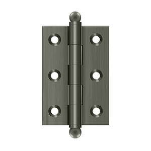 Deltana - Solid Brass Hinges - 2-1/2" x 1-11/16" Cabinet Hinge (Pairs)