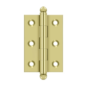 Deltana - Solid Brass Hinges - 2-1/2" x 1-11/16" Cabinet Hinge (Pairs)