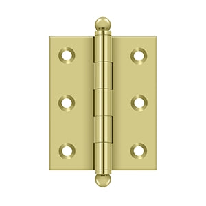 Deltana - Solid Brass Hinges - 2-1/2" x 2" Cabinet Hinge (Pairs)