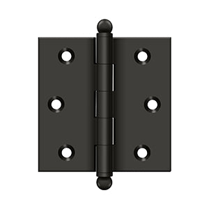 Deltana - Solid Brass Hinges - 2-1/2" x 2-1/2" Cabinet Hinge (Pairs)