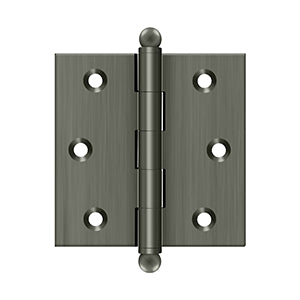 Deltana - Solid Brass Hinges - 2-1/2" x 2-1/2" Cabinet Hinge (Pairs)