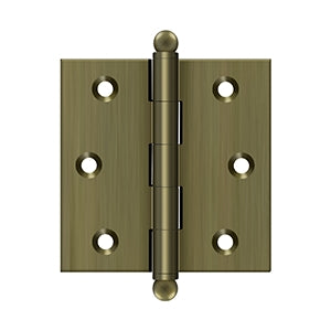 Deltana - Solid Brass Hinges - 2-1/2" x 2-1/2" Cabinet Hinge (Pairs)