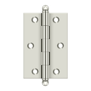 Deltana - Solid Brass Hinges - 3" x 2" Cabinet Hinge (Pairs)