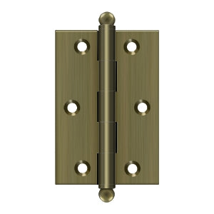 Deltana - Solid Brass Hinges - 3" x 2" Cabinet Hinge (Pairs)