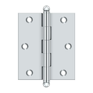 Deltana - Solid Brass Hinges - 3" x 2-1/2" Cabinet Hinge (Pairs)