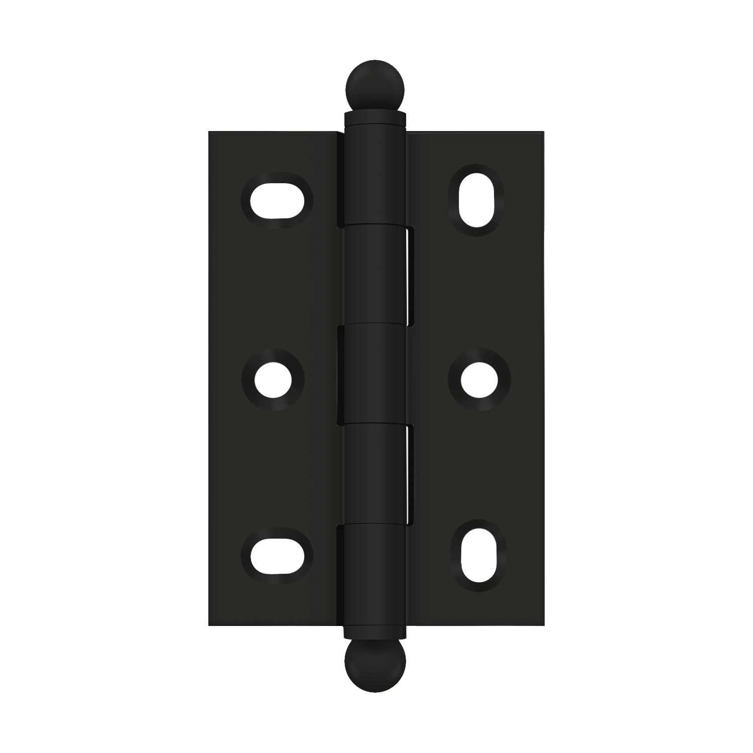 Deltana - Solid Brass Hinges - 2-1/2" x 1-3/4" Adjustable Cabinet Hinge (Pairs)
