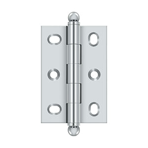 Deltana - Solid Brass Hinges - 2-1/2" x 1-3/4" Adjustable Cabinet Hinge (Pairs)