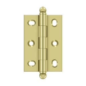 Deltana - Solid Brass Hinges - 2-1/2" x 1-3/4" Adjustable Cabinet Hinge (Pairs)