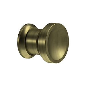 Deltana CHAL10, Contemporary Knob, Chalice, 1" Diameter, Solid Brass