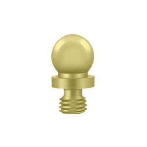 Deltana - Solid Brass Cabinet Finials - Ball Tip (Each)