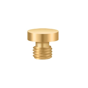 Deltana - Solid Brass Cabinet Finials - Button Tip (Each)