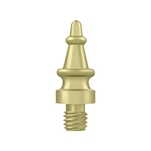 Deltana - Solid Brass Cabinet Finials - Steeple Tip (Each)