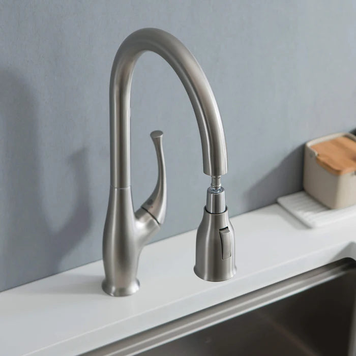 Casa Fixtures - Kitchen Faucet - Kansas Single Handle Pull Down Kitchen Sink Faucet (CKF-2010)