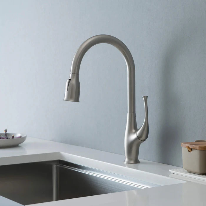 Casa Fixtures - Kitchen Faucet - Kansas Single Handle Pull Down Kitchen Sink Faucet (CKF-2010)