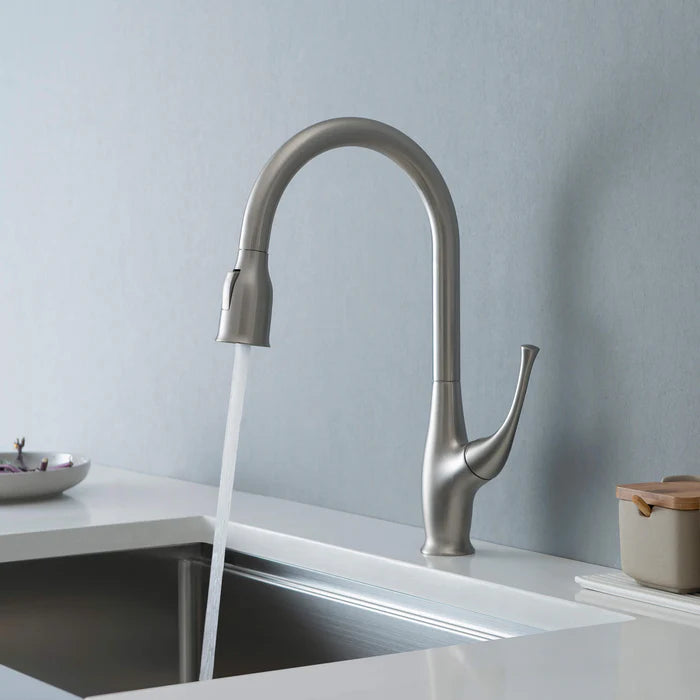 Casa Fixtures - Kitchen Faucet - Kansas Single Handle Pull Down Kitchen Sink Faucet (CKF-2010)