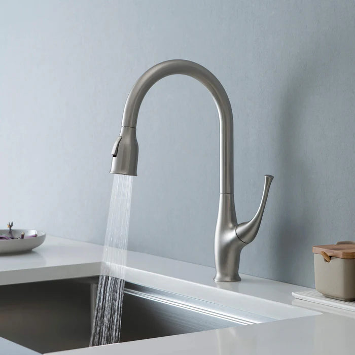 Casa Fixtures - Kitchen Faucet - Kansas Single Handle Pull Down Kitchen Sink Faucet (CKF-2010)