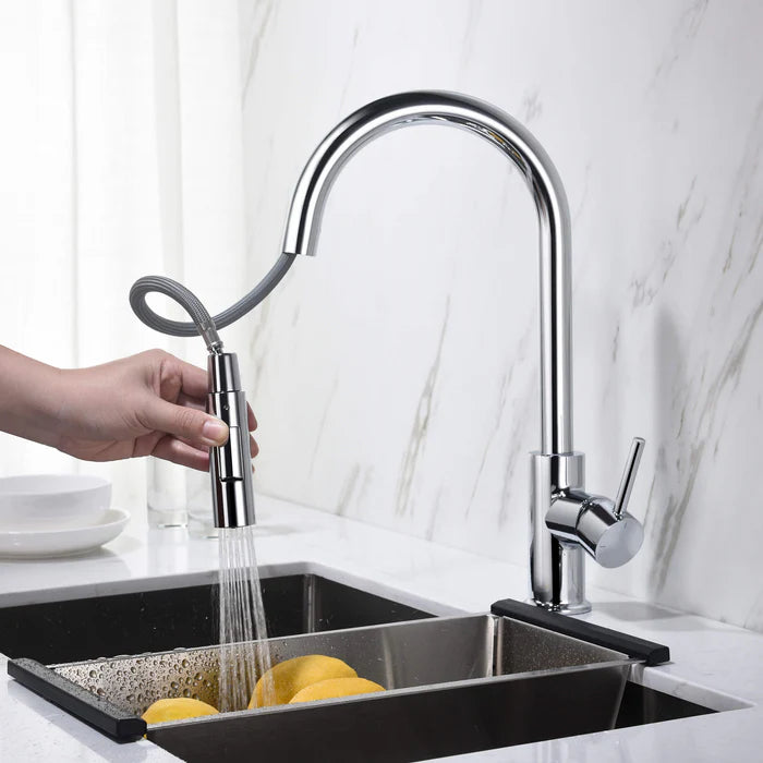 Casa Fixtures - Kitchen Faucet - Halo Single Handle Pull Down Kitchen Faucet (CKF-2013)