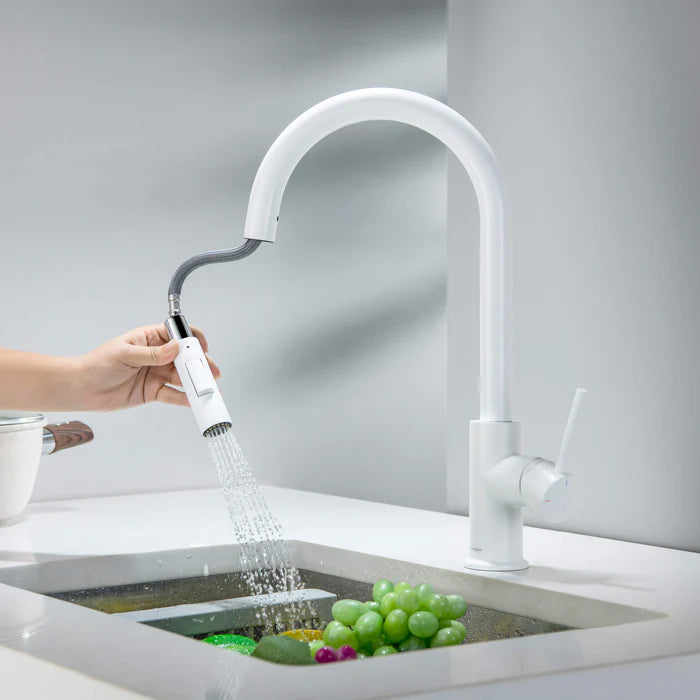 Casa Fixtures - Kitchen Faucet - Halo Single Handle Pull Down Kitchen Faucet (CKF-2013)